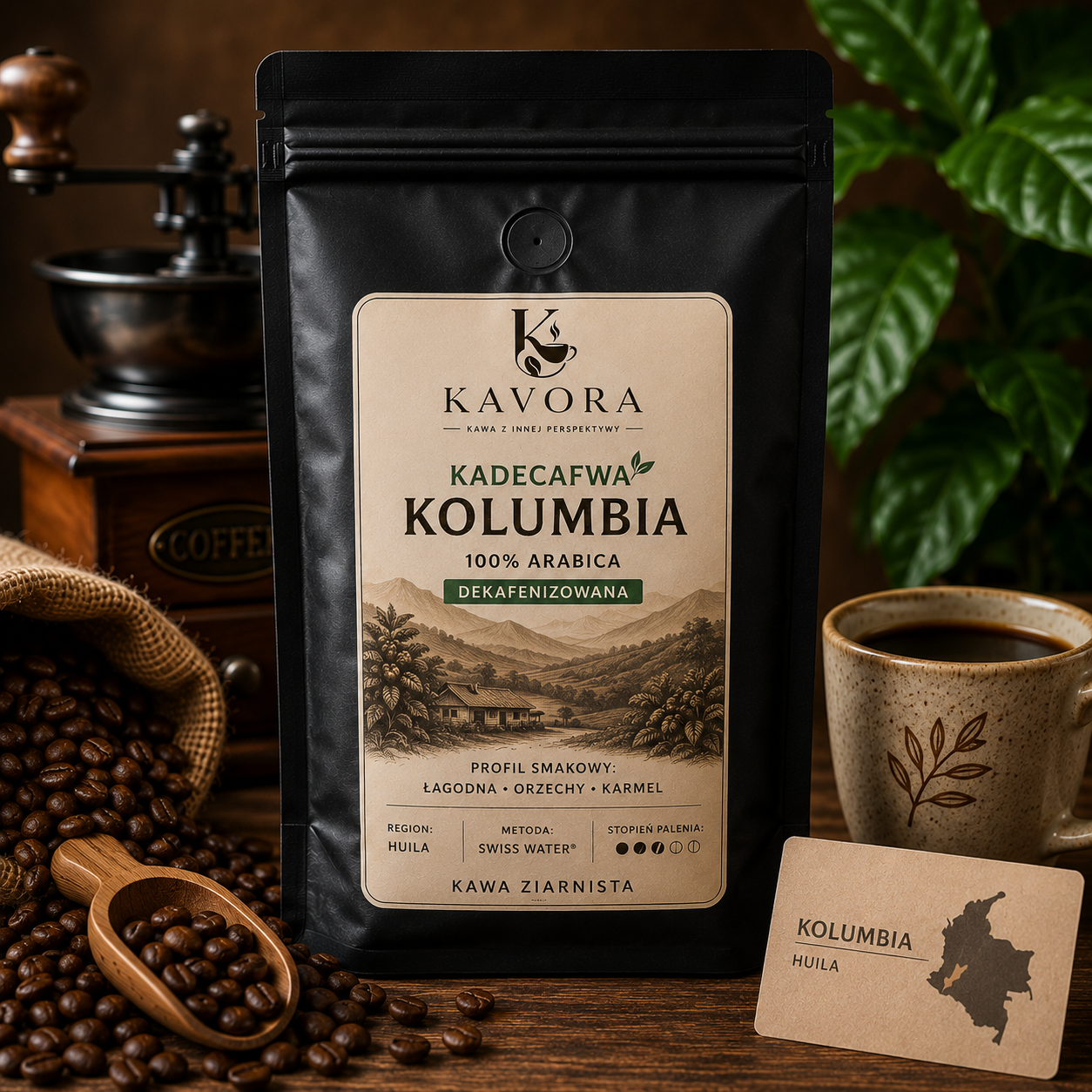 Kawa Kolumbia Decaf