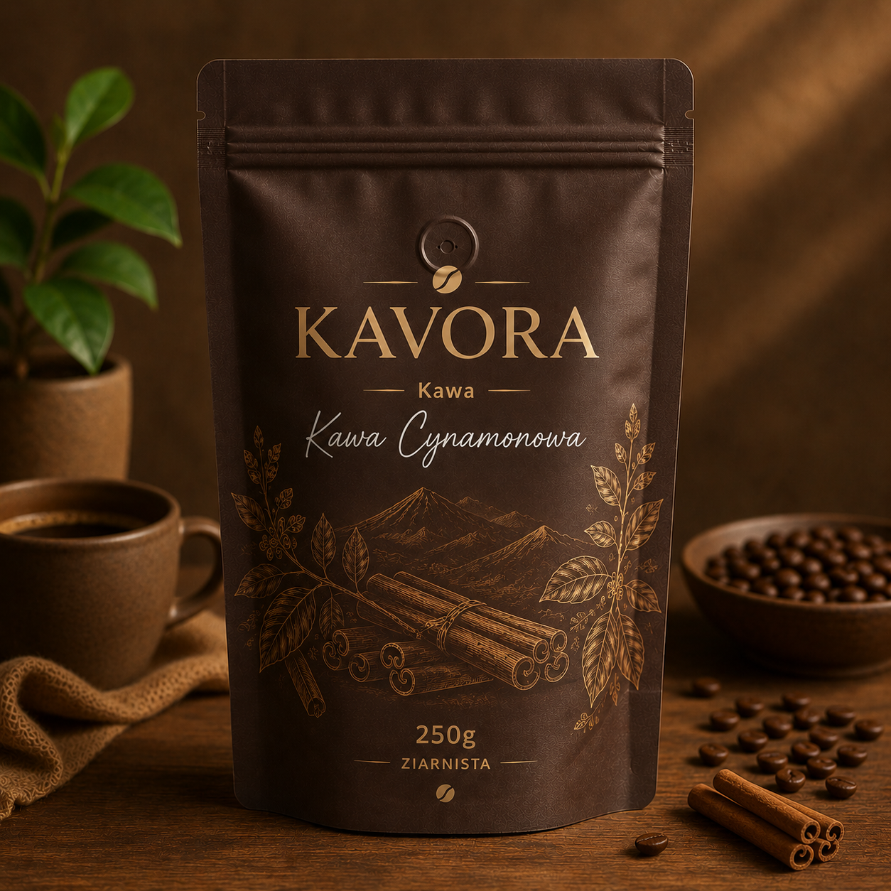 Kawa Kawa Cynamonowa 250g ziarnista