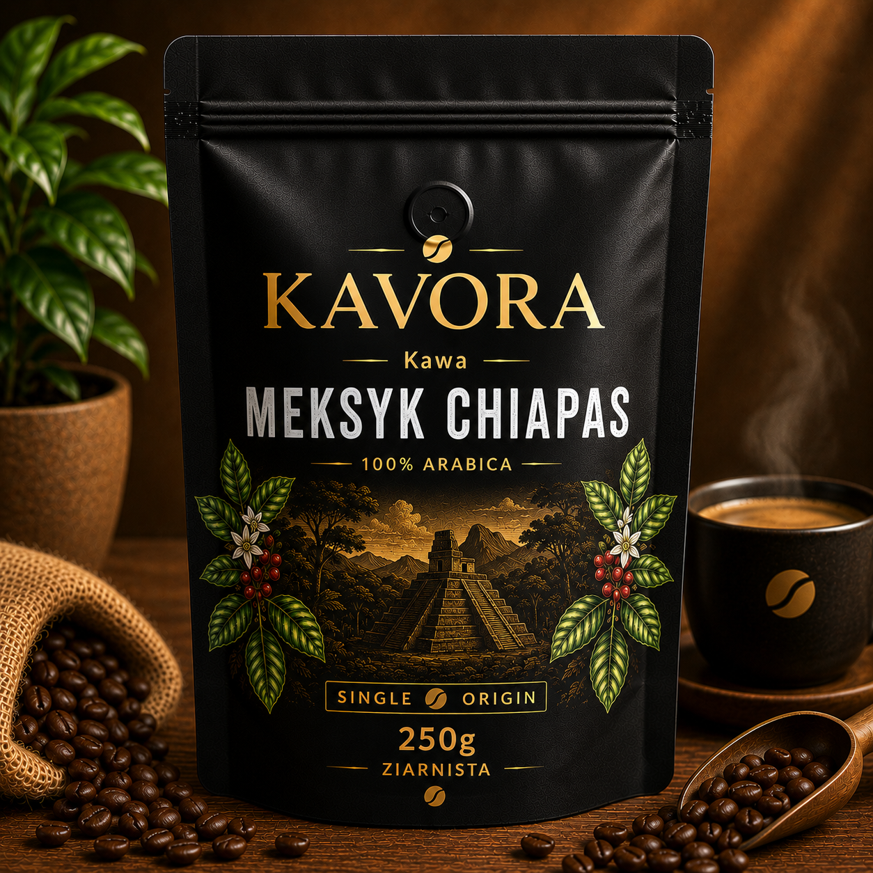 Kawa Meksyk Chiapas 250g ziarnista