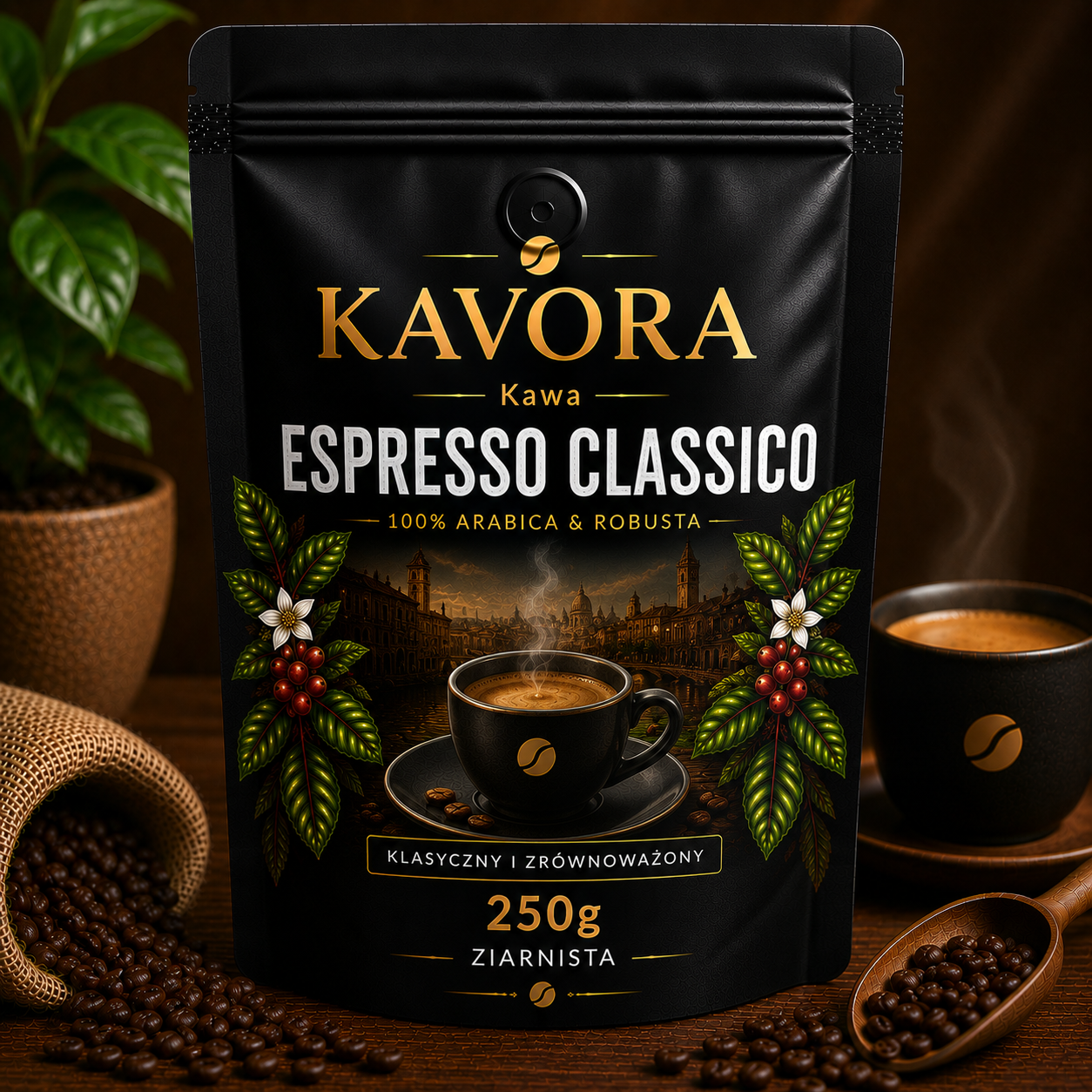Kawa Espresso Classico 250g ziarnista