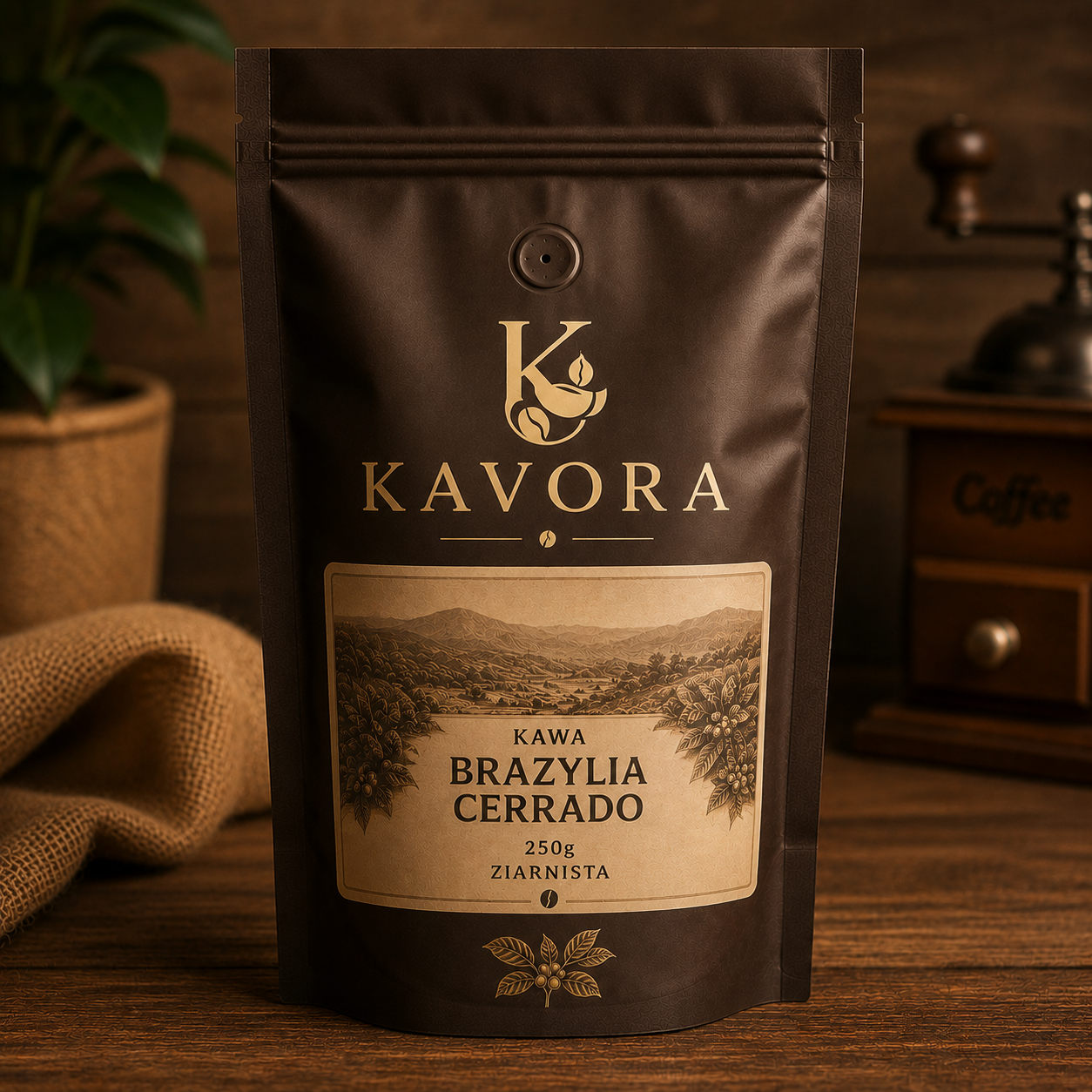 Kawa Brazylia Cerrado 250g ziarnista