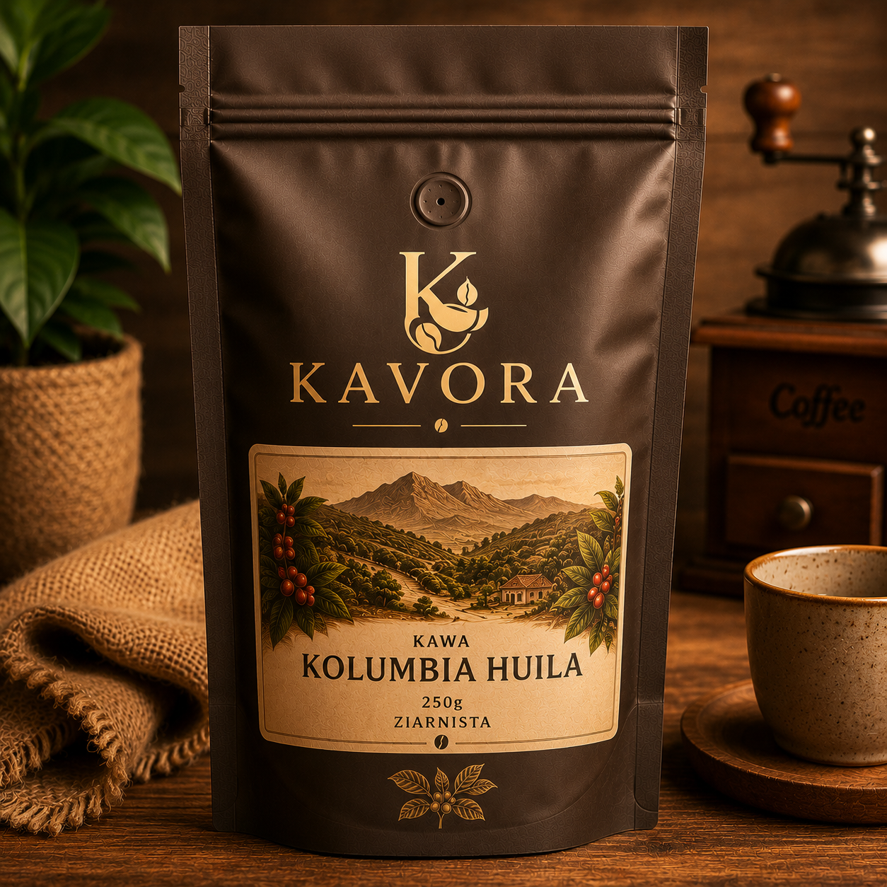 Kawa Kolumbia Huila 250g ziarnista
